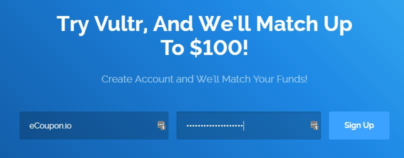 Vultr promo discount will double your Credit, Up to $100!